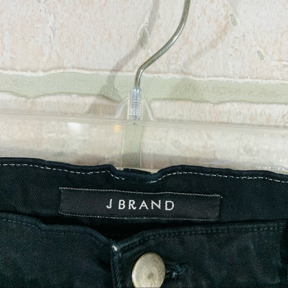 J Brand Zoey Triple Zip Skinny Jeans in Jett 25 - Picture 6 of 12